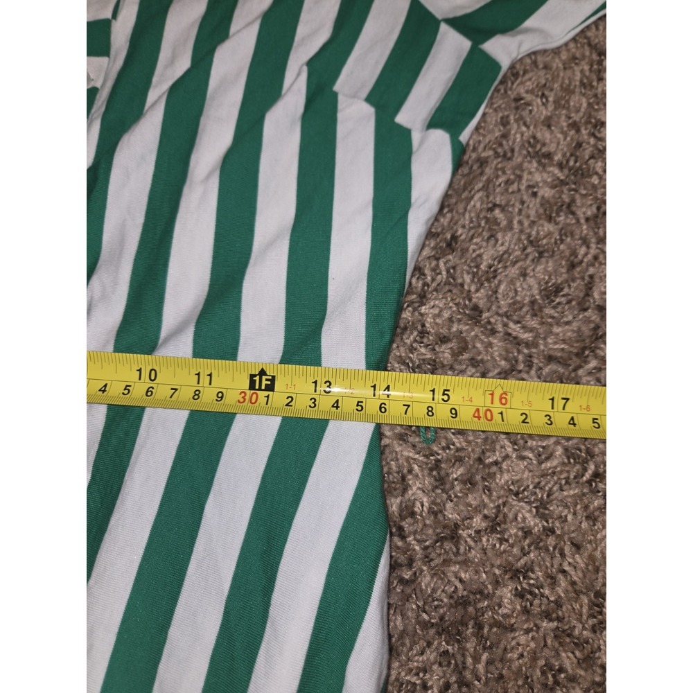 Boden Dress Womens Size US 6R Green White Striped Button Up Midi Shirt - Picture 15 of 16